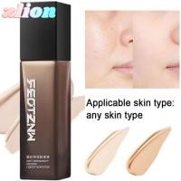 ราคา ZLION Liquid Foundation Full Coverage Matte Face Foundation Cream Oil Control Sweat Proof Natural Foundation คอนซีลเลอร์ครีม (52013306692)