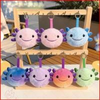 ราคา GL น่ารัก Axolotl พวงกุญแจตุ๊กตา Fluffy สีพาสเทลตุ๊กตาของเล่น Plushie กระเป๋า Charm GL (53761806767)