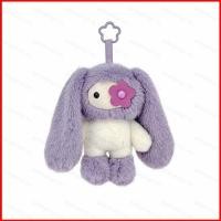 ราคา GL น่ารักกระต่ายหูยาว Plushie ตุ๊กตาพวงกุญแจดอกไม้กระต่ายกระเป๋า Charm GL (47012155403)
