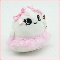 ราคา GL น่ารักผีสีขาว Plushie โบว์สีชมพูลูกไม้ Tutu กระโปรงของขวัญฮาโลวีน GL (45511955849)
