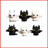 ราคา GL 6pcs How to Train Your Dragon Action Figure Light Fury Night Fury Toothless ตุ๊กตาของเล่นสําหรับของขวัญเด็ก GL (44712039447)