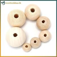 ราคา Tweettwehno รอบไม้ Spacer ลูกปัดธรรมชาติ Unpainted ไม้ลูกปัด DIY Craft เครื่องประดับ TH (52711199293)