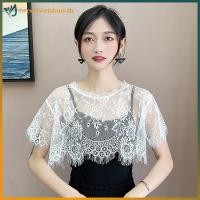 ราคา Tweetwehhno ผู้หญิงผ้าพันคอลูกไม้ลูกไม้ผ้าคลุมไหล่สีขาวเสื้อไหล่ผ้าพันคอปลอม Cape ฤดูใบไม้ผลิฤดูใบไม้ร่วง TH (50311705784)