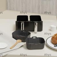 ราคา AHYS Airfryer ตะกร้า Liners Square Shape Reusable ซิลิโคนถาดอบ แม่พิมพ์ Non Stick ซิลิโคน Air Fryer Liners เตาอบไมโครเวฟ (48463373242)