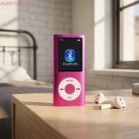 ราคา JUNYFASHION เครื่องเล่นสื่อแบบพกพา การออกแบบบางสีหน้าจอ LCD เครื่องเล่นเพลง MP3 การ์ดหน่วยความจําเสียง Lossless มัลติฟังก์ชั่นรองรับเครื่องเล่น MP3 บลูทูธบางพิเศษสปอร์ตใช้ (54961787129)