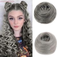 ราคา JUNYFASHION Updo Hairpieces Retractable Clip in Messy Hair Bun Extensions Elegant Straight Natural Mini Birds Nest Shaped Chignons Daily (50460405595)