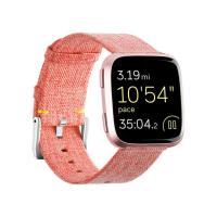ราคา เหมาะสําหรับ Fitbit Versa 2 Versa Versa Lite สายผ้าใบ Denim สายรัดข้อมือไนลอนหนึ่งขนาด (46413036033)