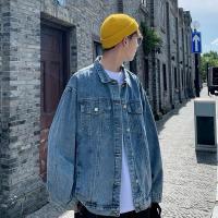ราคา Allshoppa Denim Jacket เสื้อคลุมยีนส์ผู้ชาย สไตล์เกาหลี (29856480867)