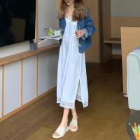 ราคา Allshoppa ส่งทันที Jacket เสื้อคลุมแจ็คเก็ตยีนส์ เสื้อยีนส์แขนยาวสไตล์เกาหลี (23669746209)
