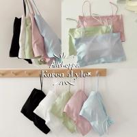 ราคา Allshoppa ส่งทันที เสื้อสายเดี่ยวเกาะอกร่อง สปอร์ตบรา สีพาสเทลนุ้บนิ้บ (13858985048)