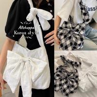 ราคา Allshoppa Bowie Bag 3สี ส่งทันที กระเป๋าผ้าผูกโบว์ไหล่ กระเป๋าสะพายไหล่ สไตล์เกาหลี (12292640749)