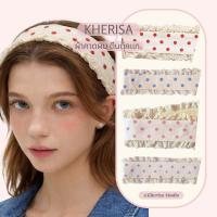 ราคา ผ้าคาดผม ตีนตุ๊กแก พร้อมส่งทันที ลายPolka Dots น่ารักKHERISA (44904880371)