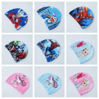 ราคา Baby s home หมวกว่ายน้ำเด็ก ลายการ์ตูน มนุษย์แมงมุม ไอรอนแมน Spider Man Iron Man (23465899060)