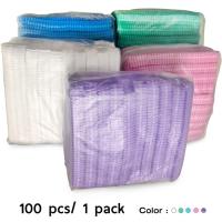 ราคา หมวกคลุมผม หมวกตัวหนอน แพค 50 100 ชิ้น ขนาด 19 นิ้ว 4 สี วัสดุใยสังเคราะห์ Bangkok General Mart (25984791508)