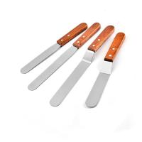 ราคา สปาตูล่า สเตนเลส แบบตรง แบบงอ ด้ามไม้ ขนาด 6 8 นิ้ว ที่ปาดเค้ก Spatula อุปกรณ์เบเกอรี่ Bangkok General Mart (27307955550)