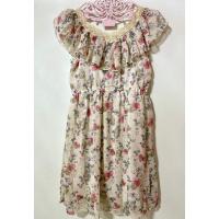 ราคา พร้อมส่ง มินิเดรส ผ้าชีฟอง สม๊อคเอว แต่งลูกไม้คอ มีซับในทั้งตัว (18489144692)
