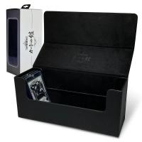 ราคา Universal Trading Card Deck Case Holds 150 120 Cards Easy Side In Design for Pokémon One Piece and Duel Masters Available in Black Blue Red and Beige by Sunista (53600313908)