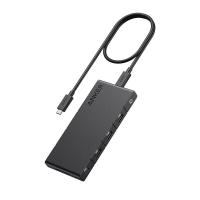 ราคา Anker 364 USB C Hub 10 in 1 Dual 4K HDMI with 100W USB PD support 4K HDMI ports dual screen output detachable 50cm cable SD card slot Ethernet port 5Gbps high speed data transfer and equipped with USB