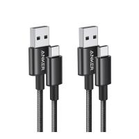 ราคา Anker Durable Nylon USB C USB A 2 0 Cable Set 2 Pack High Strength Braided Design for Galaxy S10 S10 S9 S9 Note 8 Xperia XZ3 iPad Air 5 0 9m Black (44081862537)