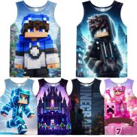 ราคา สไตล์พิกเซลการ์ตูนเด็กเสื้อกั๊กแขนกุดประเภทต่างๆตารางเกมธีมเด็กฤดูร้อนเสื้อกั๊กระบายอากาศเด็กชายระบายอากาศแห้งเร็ว (49512742045)