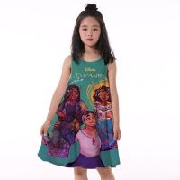 ราคา Encanto Mirabel Disney เครื่องแต่งกายพิมพ์กราฟิกสาวชุดชุดแฟนซีชุดเจ้าหญิงฮาโลวีน (14362531030)
