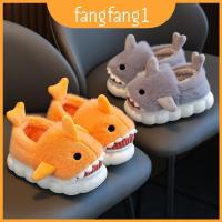 ราคา อบอุ่นสบาย กันน้ําเด็ก ปลาฉลาม รองเท้าแตะอุ่นลื่นฤดูหนาวในร่มชายหญิงรองเท้า (43381772863)