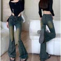 ราคา Swan shop กางเกงยีนส์ขาม้าเอวสูง สีเฟดแต่งขาด ผ้ายืดเอวสูง มาใหม่พร้อมส่งค่ะ (25128582162)