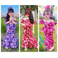 ราคา ชุดทองกวาวเด็กผู้หญิง 1 5ปี ลายดอก มีหลายสี แต่งระบาย3ชั้น สุดน่ารัก พร้อมส่ง (50556855969)