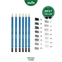 ราคา Staedtler ดินสอไม้ 2B Mars Lumograph 100 ดินสอไม้สอบ ดินสอไม้เขียนแบบ สเต็ดเล่อร์ Somjai (3855299964)