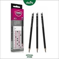 ราคา ดินสอไม้ทําข้อสอบ ดินสอ 2b ดินสอไม้ Master Art มาสเตอร์อาร์ต ดินสอดำ 2B 12แท่ง (5569453282)