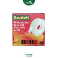 ราคา 3M Scotch สก๊อตช์ เทปใส 600 24 มม x66 เมตร (9007890132)