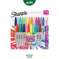 ราคา Sharpie ชาร์ปี้ ปากกาชาร์ปี้ ชุด24สี COLOR BURST Fine 2011494 (16930161954)