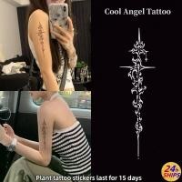ราคา ข้ามจี้รูปแบบสักน่ารักสาวไหล่พืชสักสติกเกอร์รอยสักกันน้ํายาวนาน15วันสติกเกอร์ผิวชั่วคราวสักปลอม (45959993995)