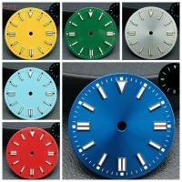 ราคา MERY สีเขียว Luminous Dial Luminous 28 5 มม ขนาดนาฬิกา Dial Face ติดตั้งง่ายที่มีสีสันอลูมิเนียม Dial แผ่นสําหรับ NH35 8215 2836 นาฬิกา (57813542426)