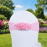 ราคา MERY Universal ผ้าคลุมเก้าอี้ Party Event Decor กลับยืดหยุ่น Sash งานแต่งงานเก้าอี้ ผ้ากอซดอกไม้ Knot Slipcover ออกแบบเก้าอี้จัดเลี้ยงตกแต่งจัดเลี้ยงฉลอง (57262646203)