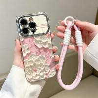 ราคา ชื่อร้าน case เคสไอโฟน ลายดอกไม้นูนสีชมพู iPhone17ProMax17Air16pro15plus14 13 12 11 x CDY6DSC18 (46812994913)