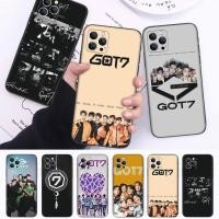ราคา IPhone 14 15 16 Pro Plus Max ความเข้ากันได้เคสโทรศัพท์ TPU ฝาครอบป้องกันแบบนุ่ม GOT7 Q1 (43131907268)