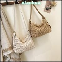 ราคา NIANHUA กระเป๋าฟาง กระเป๋าสะพายถักแฮนด์เมดความจุขนาดใหญ่ กระเป๋าผ้าทอหวายน่ารัก Summer Beach (47513224067)