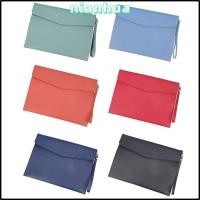 ราคา NIANHUA กระเป๋าเอกสารหนัง แฟ้มหนังหนังความจุขนาดใหญ่ แฟ้มซอง A4 A5 พร้อมที่จับกระเป๋าใส่แฟ้มสํานักงานโรงเรียน (44081542780)