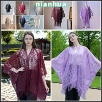 ราคา NIANHUA ฤดูร้อนครีมกันแดด Smock หลวมดอกไม้ลูกไม้ชุดว่ายน้ํา Cover Up Dress แฟชั่น Casual Vacation ชุดว่ายน้ําชุดว่ายน้ําสําหรับผู้หญิง (46862333080)