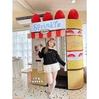 ราคา Aria เสื้อเปิดไหล่ข้างแขนยาวผูกลูกไม้ สาวอวบ งานปัก ลายผ้างานฉลุุ อก 38 52 พร้อมส่ง (52607979651)