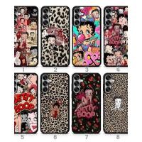ราคา สต็อกในไทย เคสโทรศัพท์ลายเสือดาว Betty Boop กันกระแทก ผลิตจากวัสดุ TPU นุ่ม เคสการ์ตูนวินเทจน่ารักสำหรับซัมซุงและไอโ (43732367027)