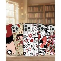 ราคา สต็อกในไทย เคสโทรศัพท์ลายการ์ตูนวินเทจ Betty Boop เคส TPU นุ่มกันกระแทก สำหรับไอโฟน ซัมซุง ของขวัญน่ารักสไตล์เรโทรสำ (43432350142)