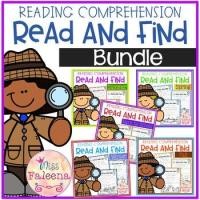 ราคา Worksheet Reading Comprehension Read and Find Bundle พร้อมส่ง (24501444055)