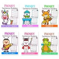 ราคา Worksheet Phonics Sentence Building แบบฝึกภาษาอังกฤษ Phonics (28500904564)