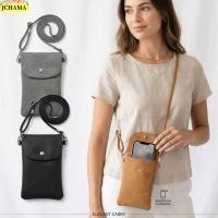 ราคา JCHAMA Mini Crossbody Bag Snap Closed PU Leather Vertical Phone Purse Portable Vertical Adjustable Strap Compact Coin Wallet Pouch Shopping (53062932022)