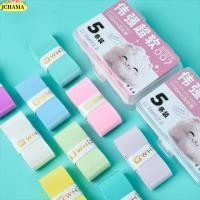 ราคา JCHAMA 5PCS เทปจับแบดมินตัน PU Soft Touch Racket Grip เทป ของขวัญกาว Backing สวมใส่ Shock Absorbing Handle Grip Wrap อุปกรณ์แบดมินตัน (51863452192)