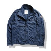 ราคา Hollister Navy Blues Military Field Jacket XL มือสอง รอบอก 50 (54059473729)