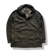 ราคา Massimo Dutti Rain Hooded Jacket L มือสอง รอบอก 45 (49706427912)