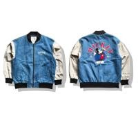 ราคา Rodeo Crowns X Disney s Mickey Mouse Wide Bowl Denim Jacket M มือสอง รอบอก 43 (49559963542)